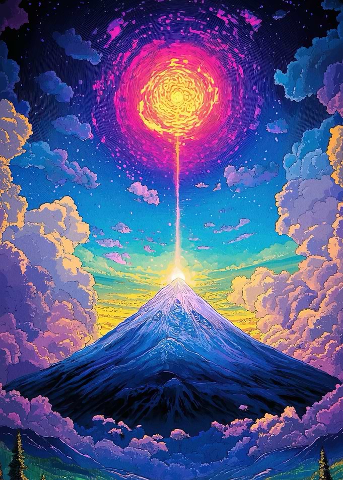 Mountain Peak Cosmic Energy