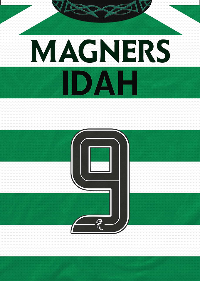 Celtic Adam Idah Number 9 Shirt