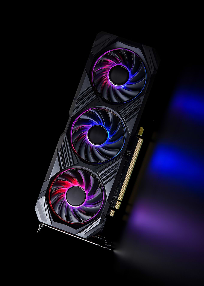 Graphics Card with RGB Lighting