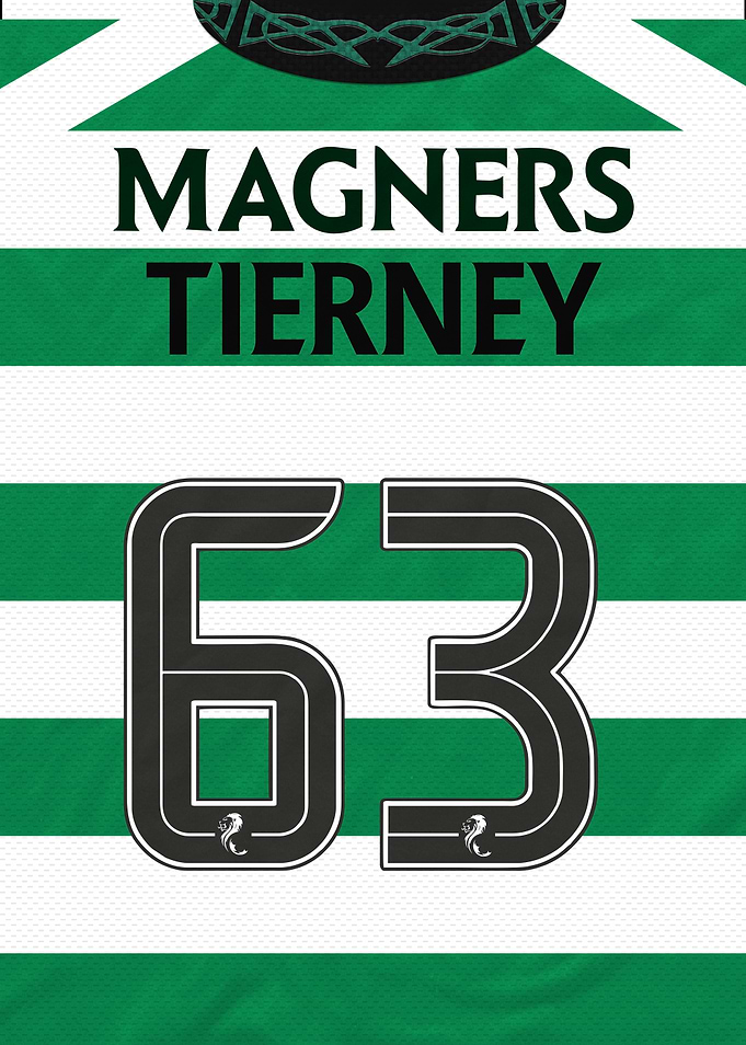 Celtic FC Kieran Tierney 63 Football Shirt