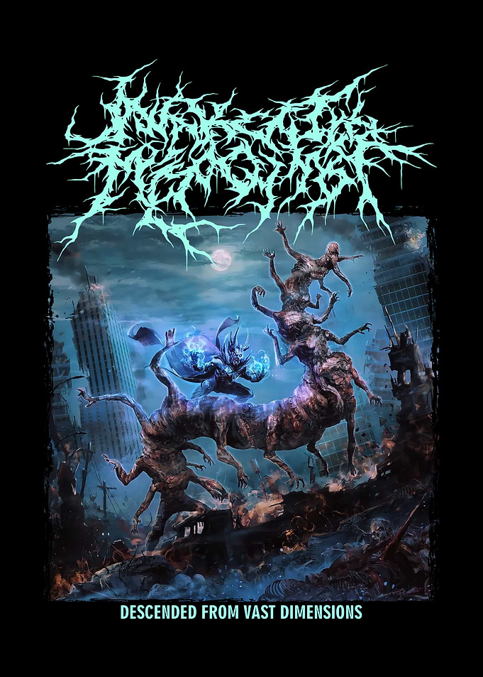Monster Centaur in Post-Apocalyptic Cityscape
