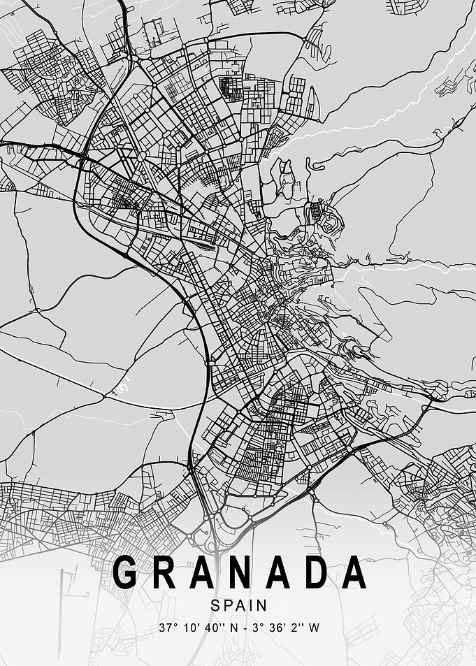 Granada Light City Map