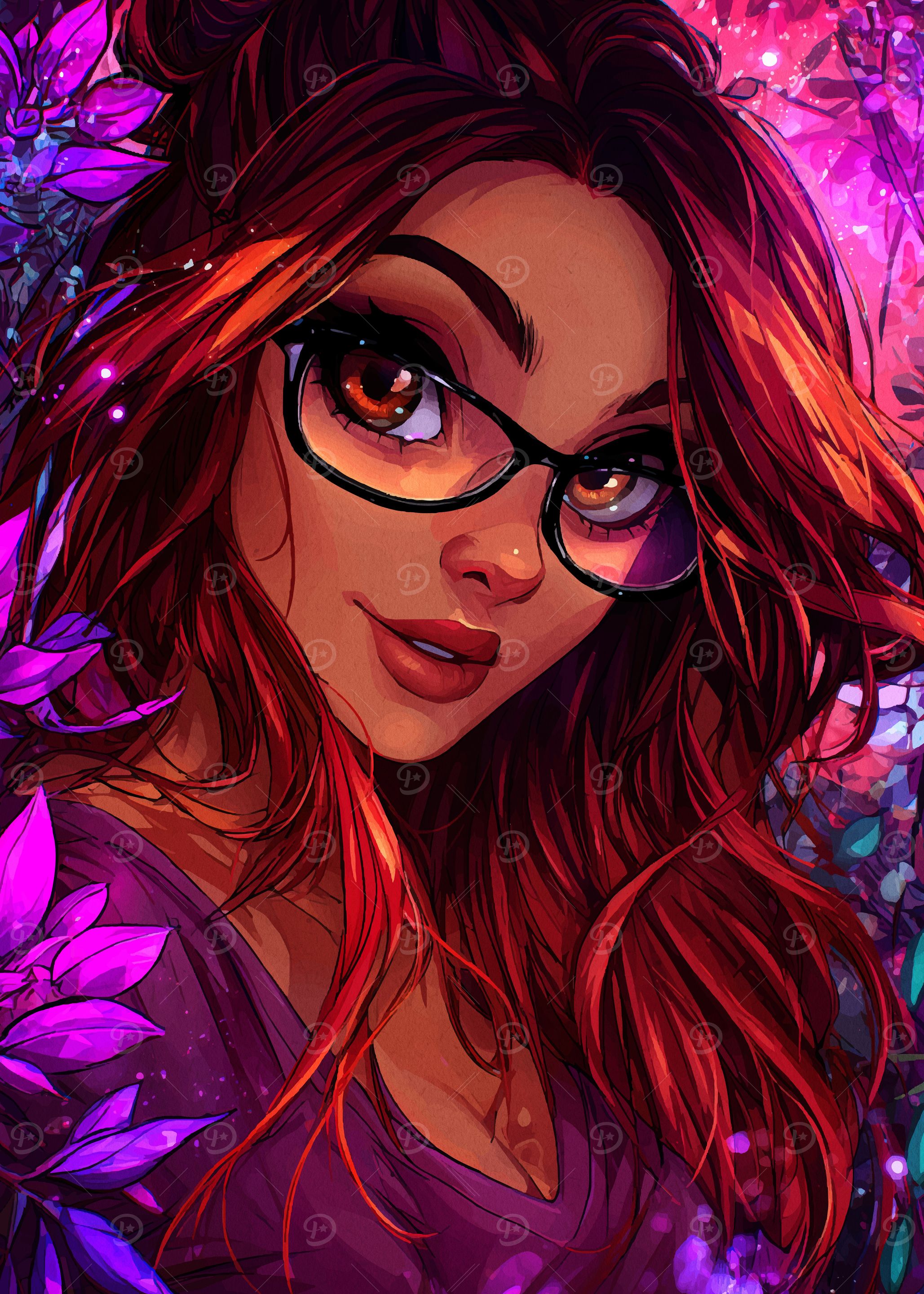 Portrait of a Woman with Glasses