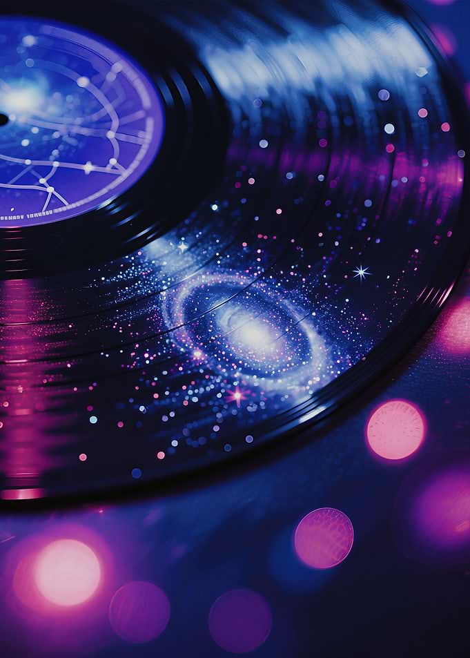 Cosmic Galaxy Vinyl Record