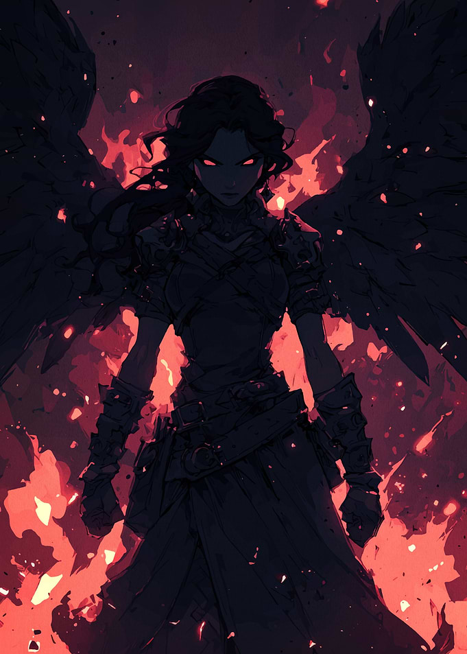 Dark Angel in Flames