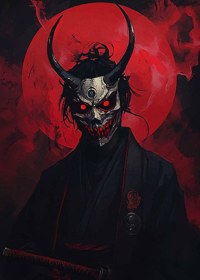 Demon Samurai Red Moon