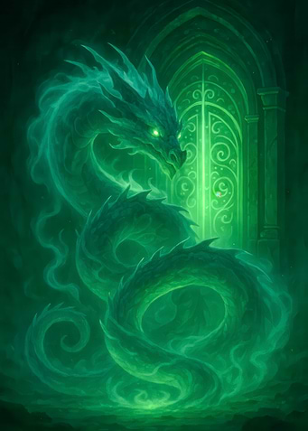 Emerald Dragon Guardian