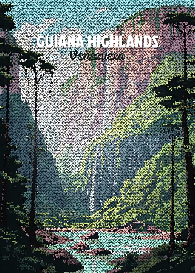 Guiana Highlands Venezuela Mosaic Landscape