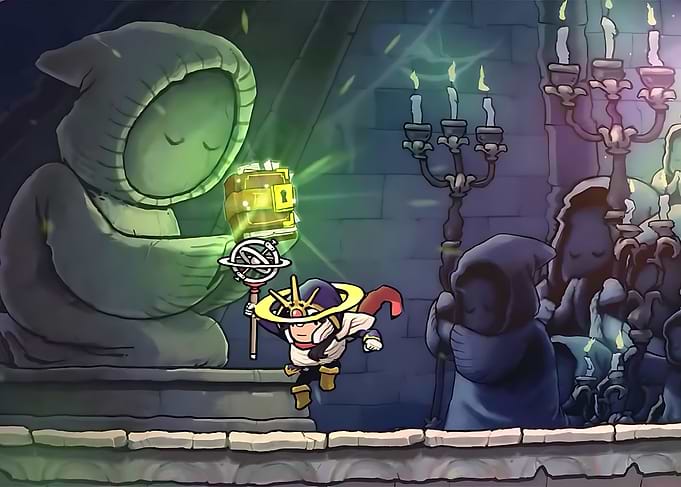 Rogue Legacy in a castle