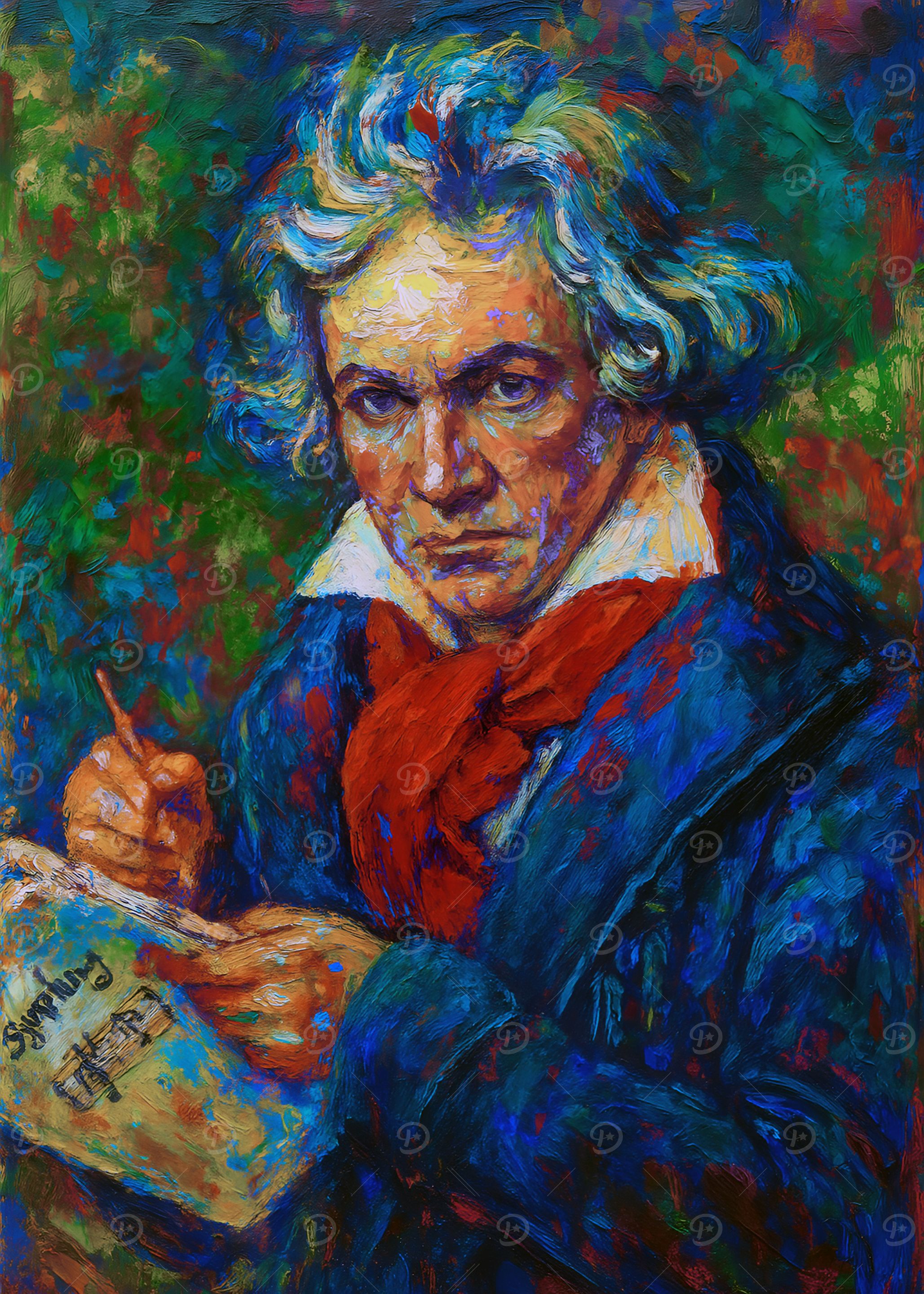 Beethoven Portrait Painting