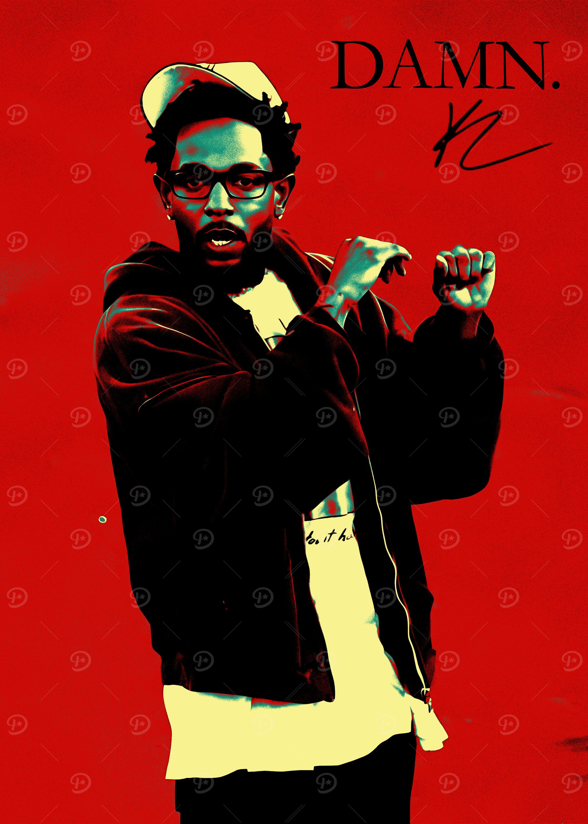 Kendrick Lamar DAMN. Album Art