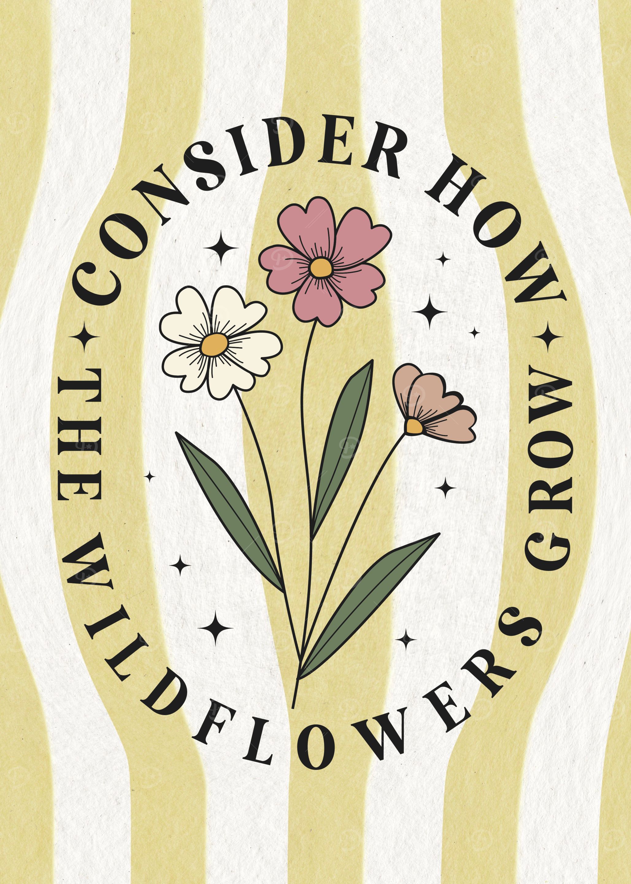 Consider How Wildflowers Grow