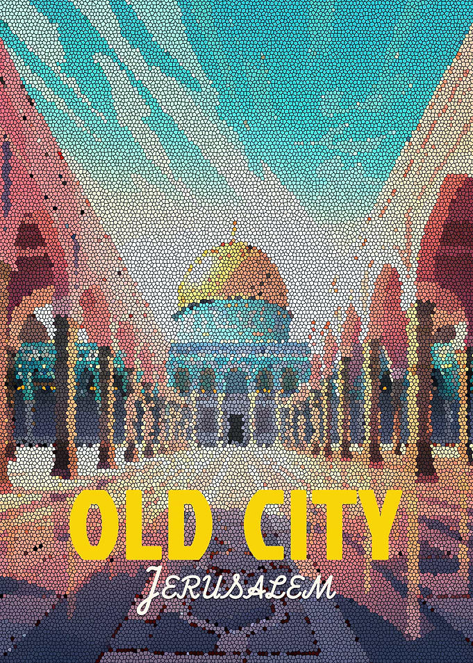 Old City Jerusalem Mosaic