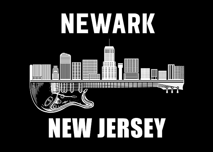 Newark New Jersey Souvenir Men Women Music Newark