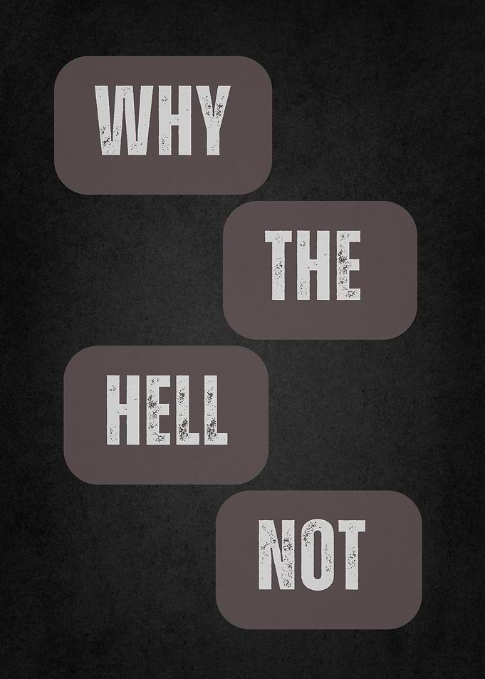 Why the hell not text art