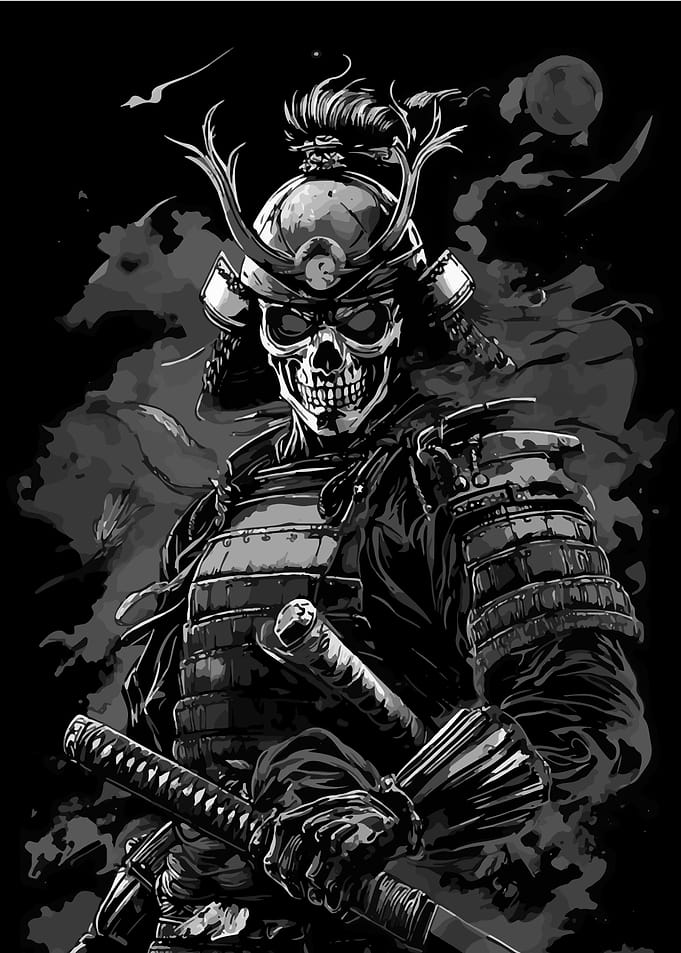Samurai Skull Warrior