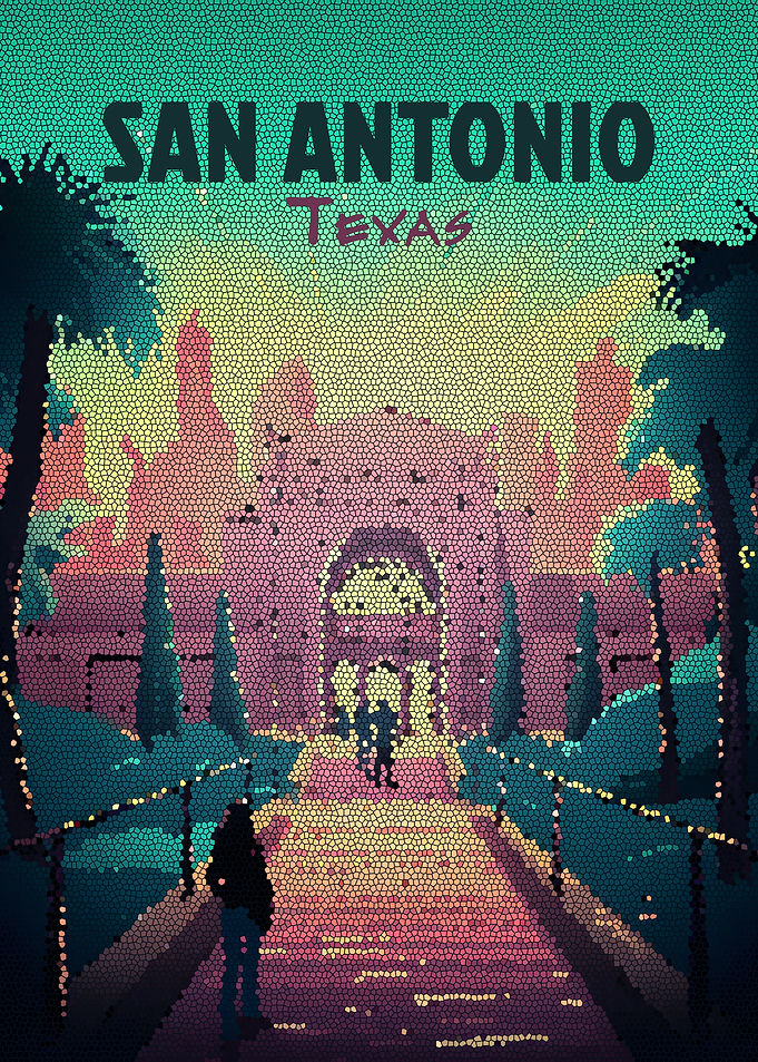 San Antonio Texas Mosaic Art
