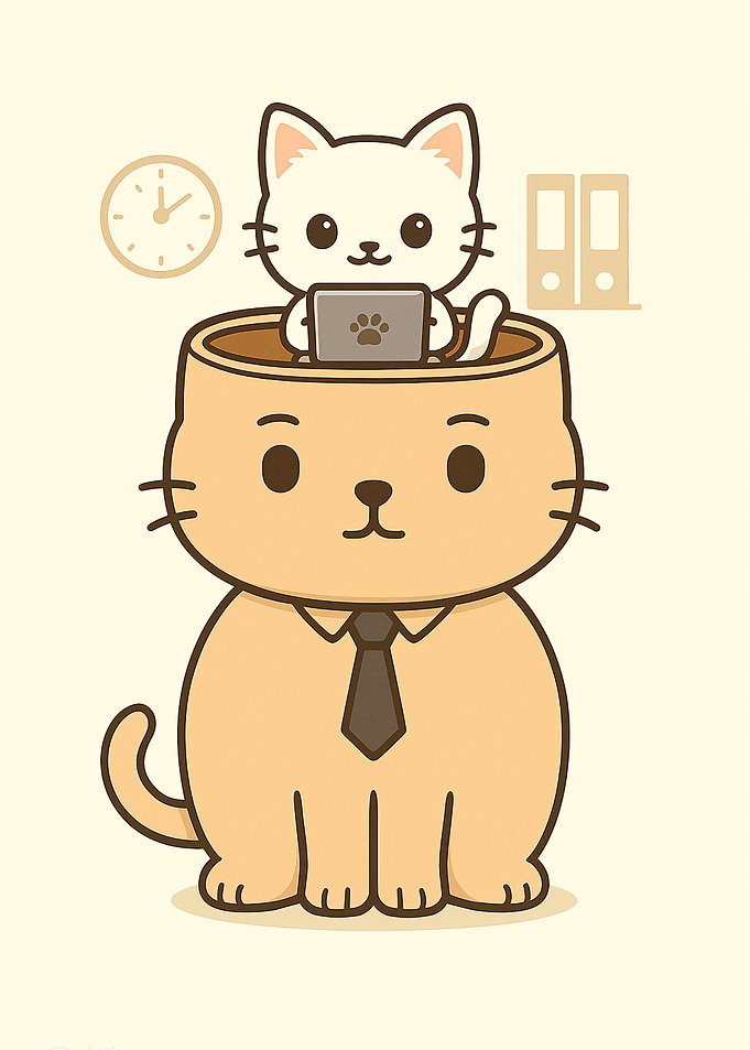 Work Mode Engaged – Purrverance Cat Print