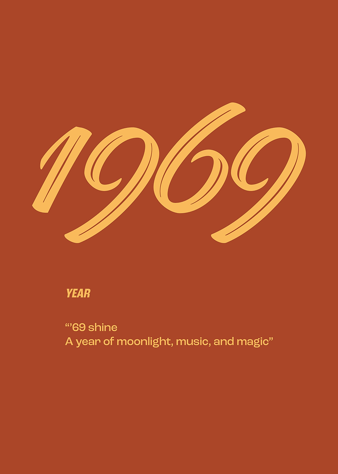 1969 Year Poster