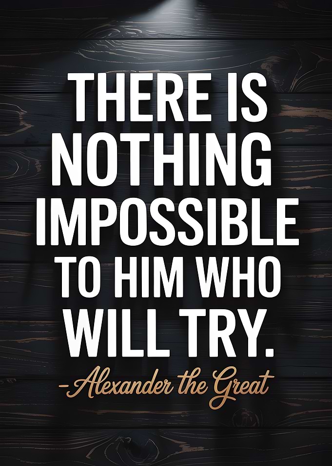 Inspirational Quote by Alexander the Great