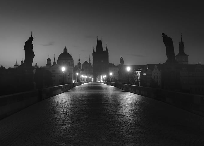 Charles Bridge Prague at Night