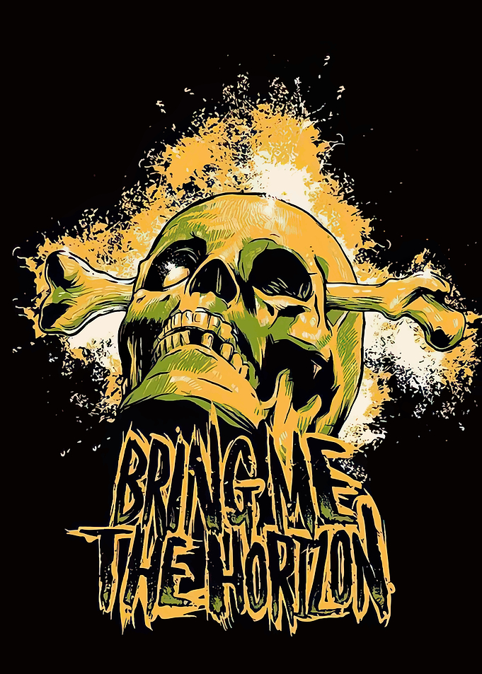 Bring Me The Horizon Skull Art
