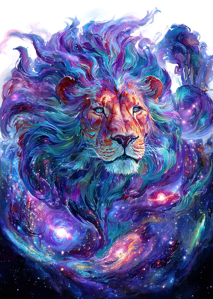Cosmic Lion Artwork