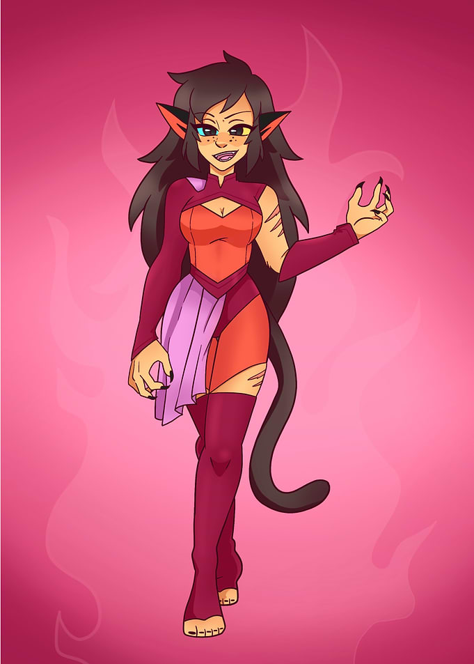 Catra from She-Ra fanart