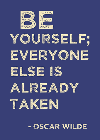 Be Yourself; Oscar Wilde Quote