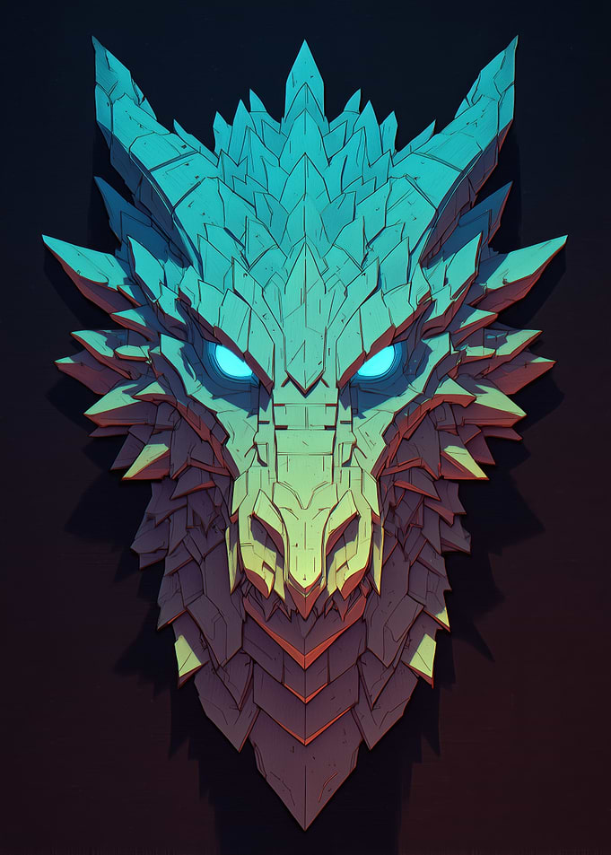 Dragon Head Wall Decor