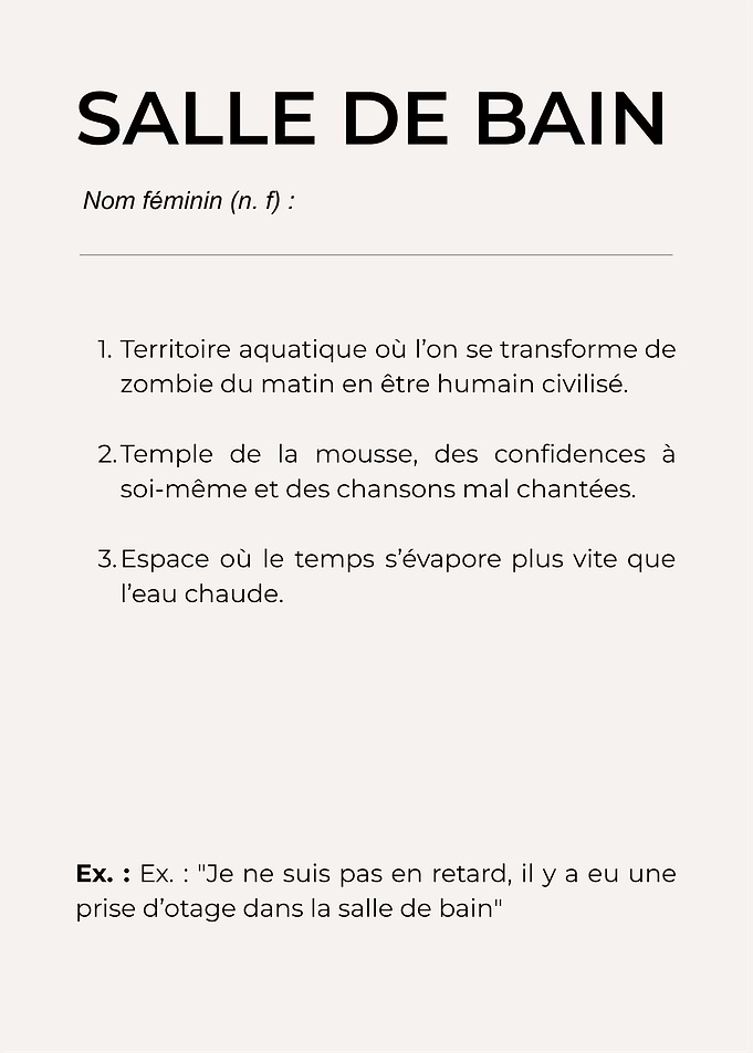 Salle de Bain Definition