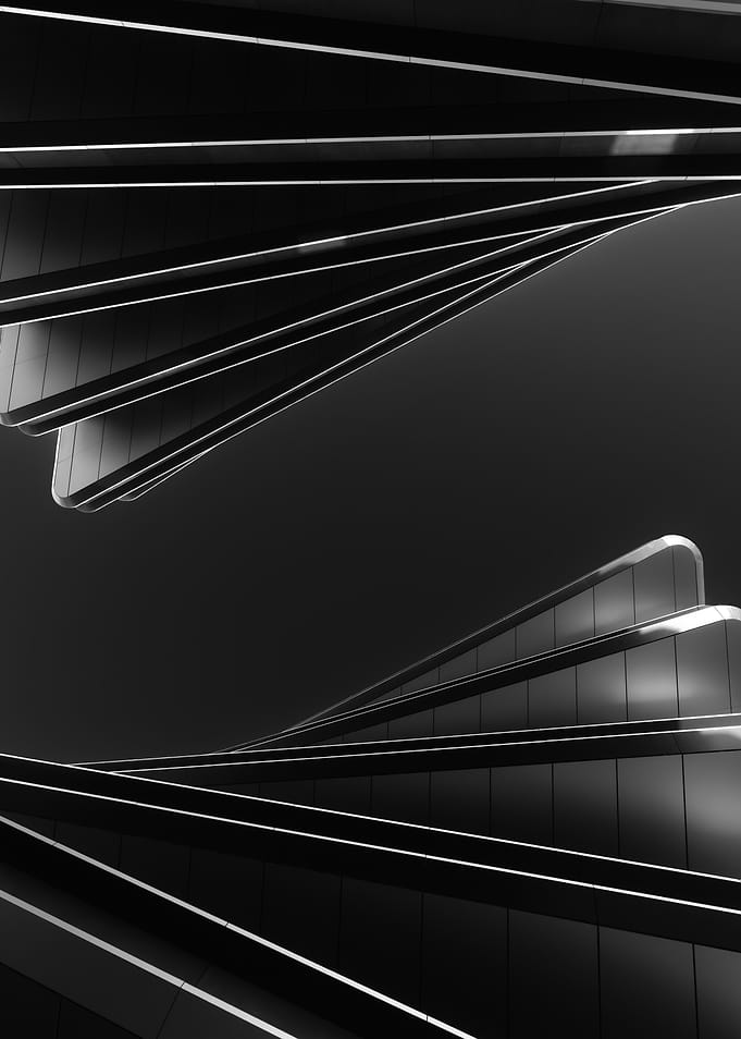 Abstract Architecture in Black and White