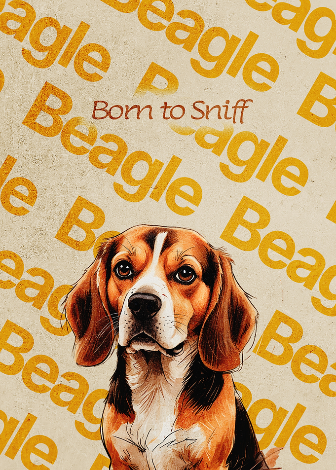 Beagle Dog Poster
