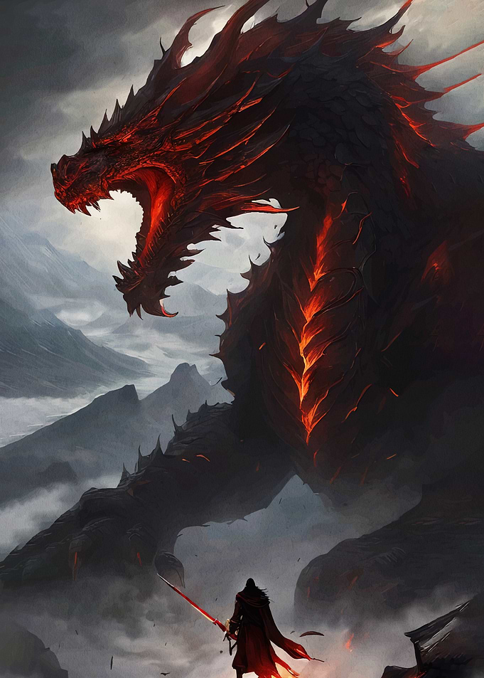 Dragon Warrior Misty Landscape