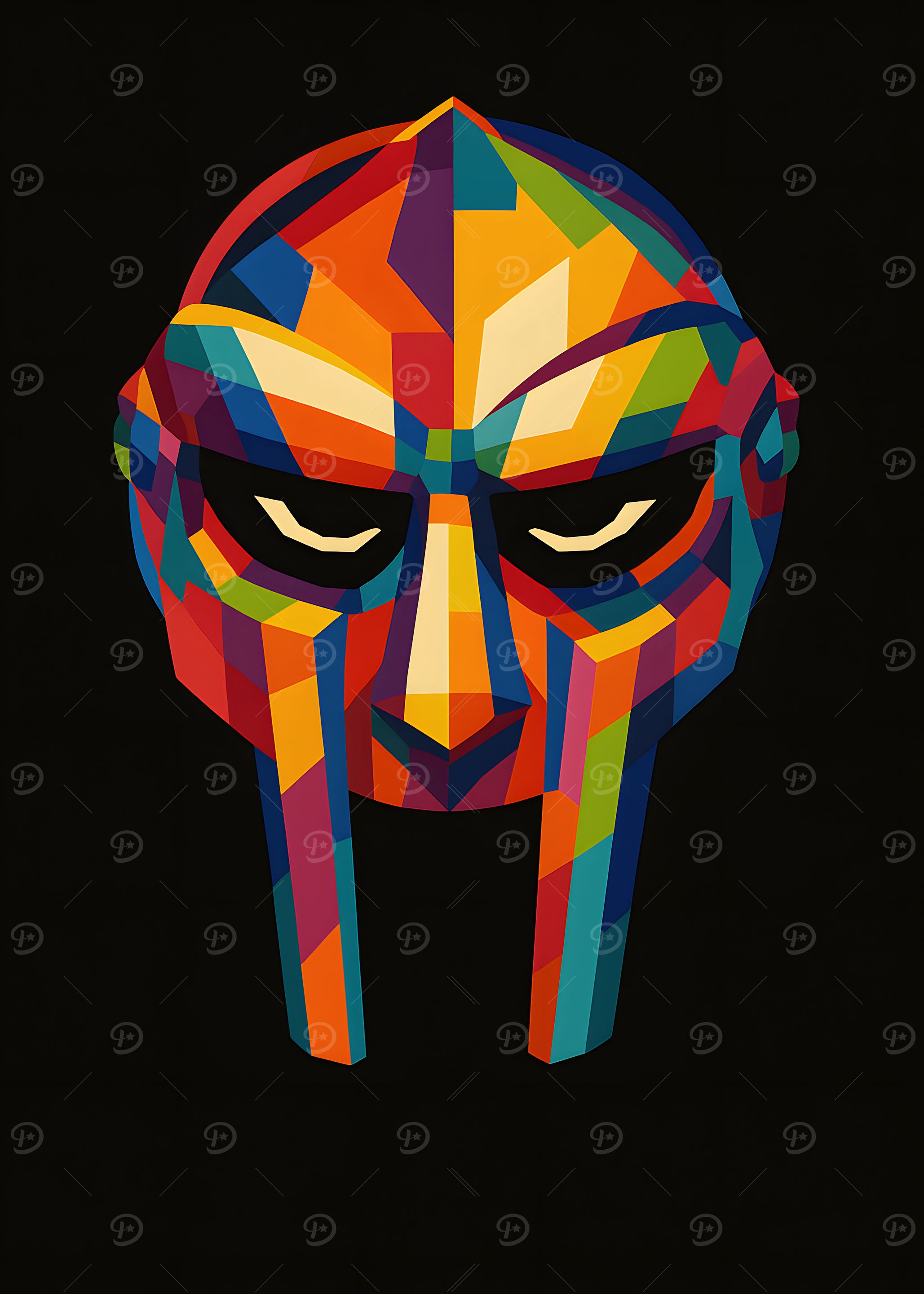 MF DOOM Mask Wpap Art