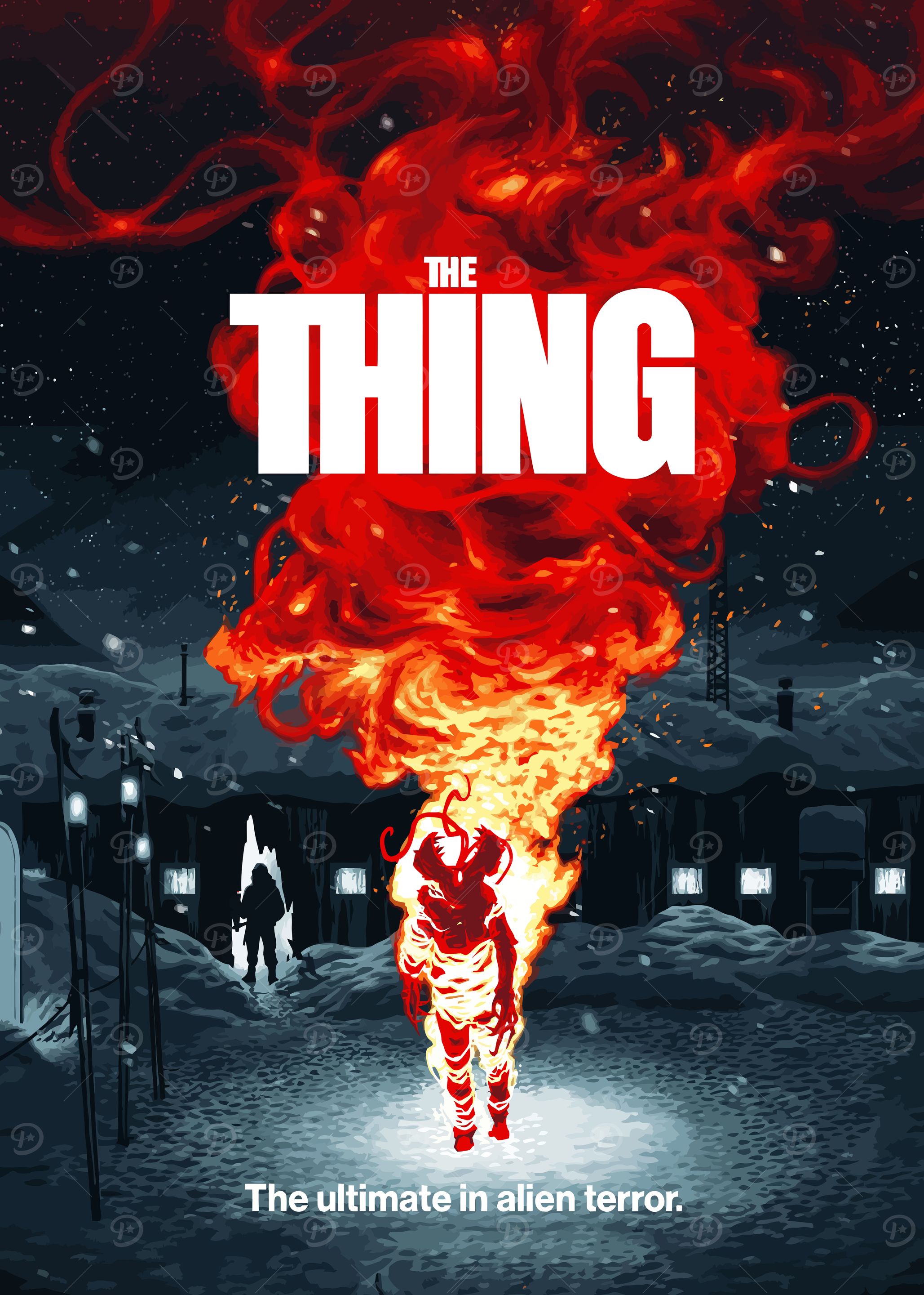 The Thing Movie Poster Art