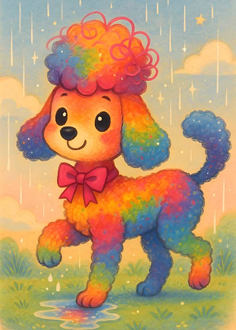 Rainbow Puddle Prancer