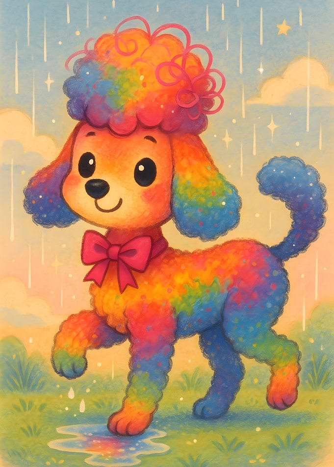 Rainbow Puddle Prancer