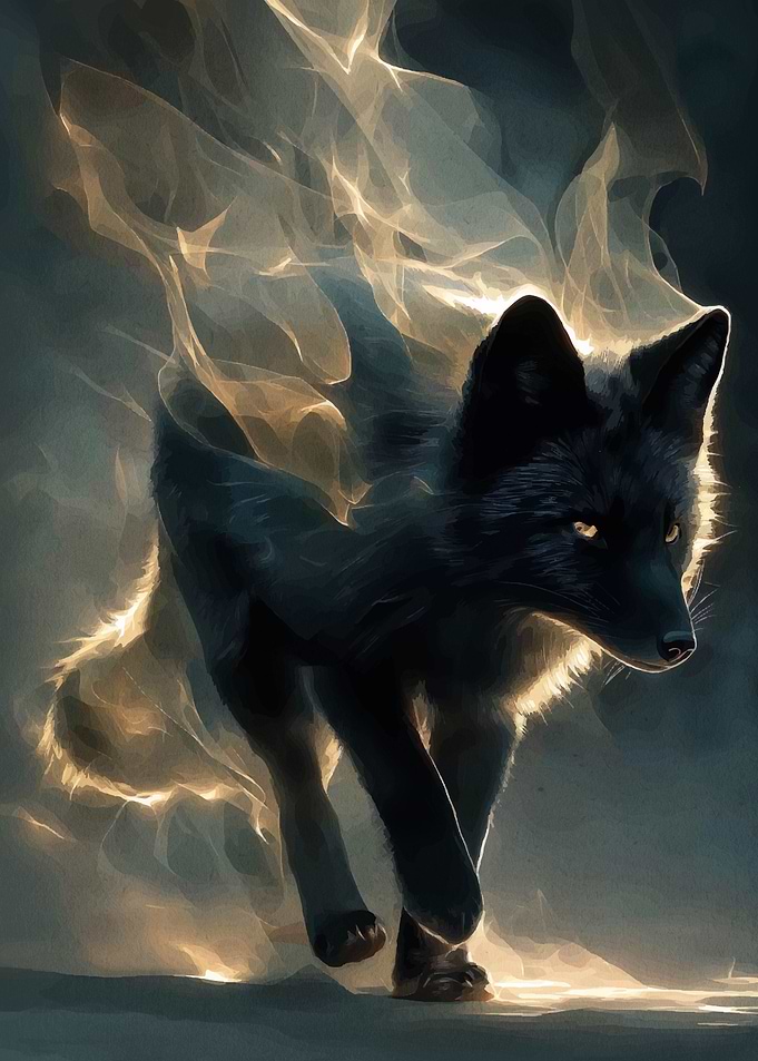 Ethereal Black Fox