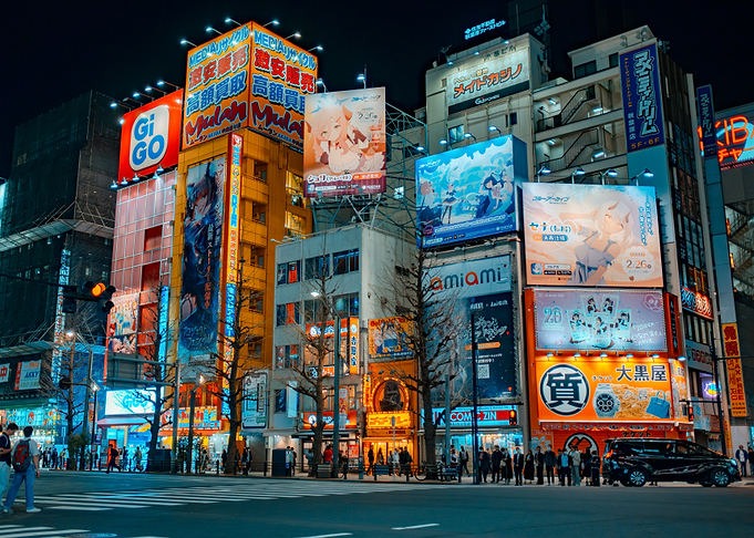 Akihabara, Tokyo at Night