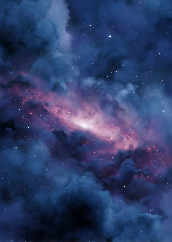 Nebula in Space Clouds