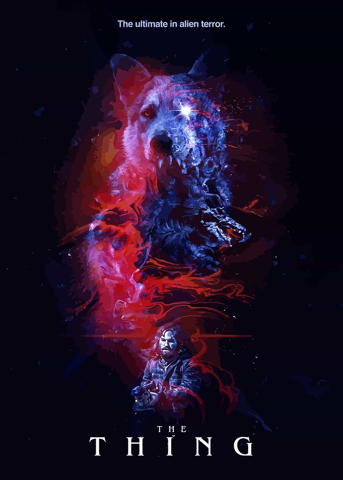 The Thing Movie Poster Art