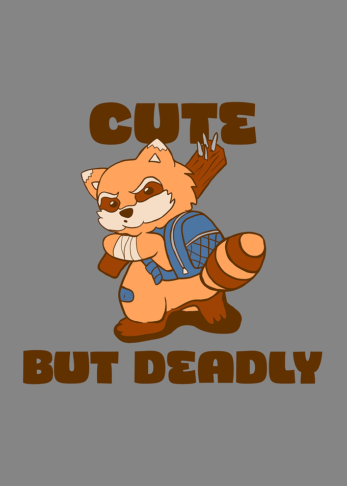 Cute But Deadly Raccoon Spiffo