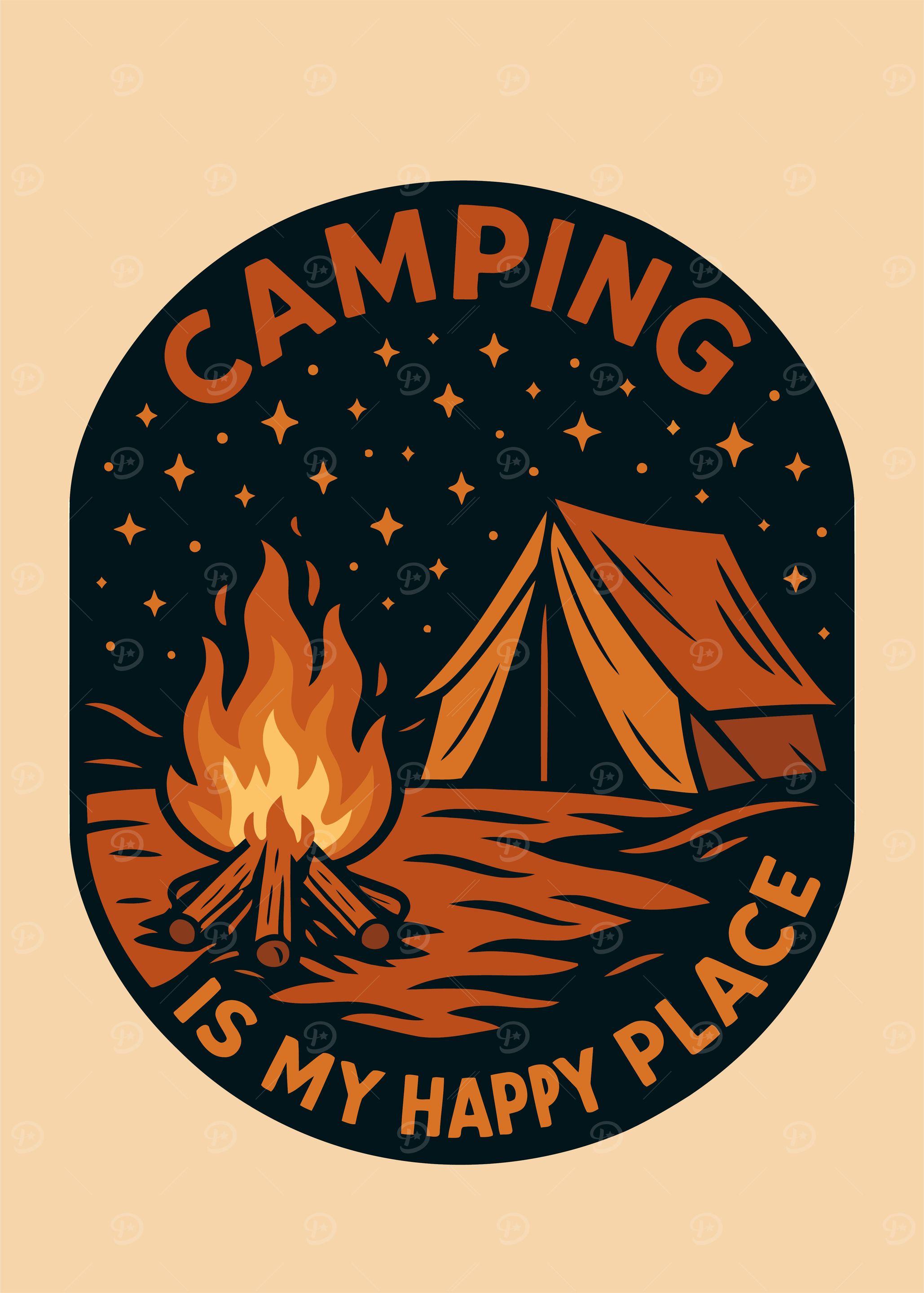 Camping is my happy place outdoor Acivities