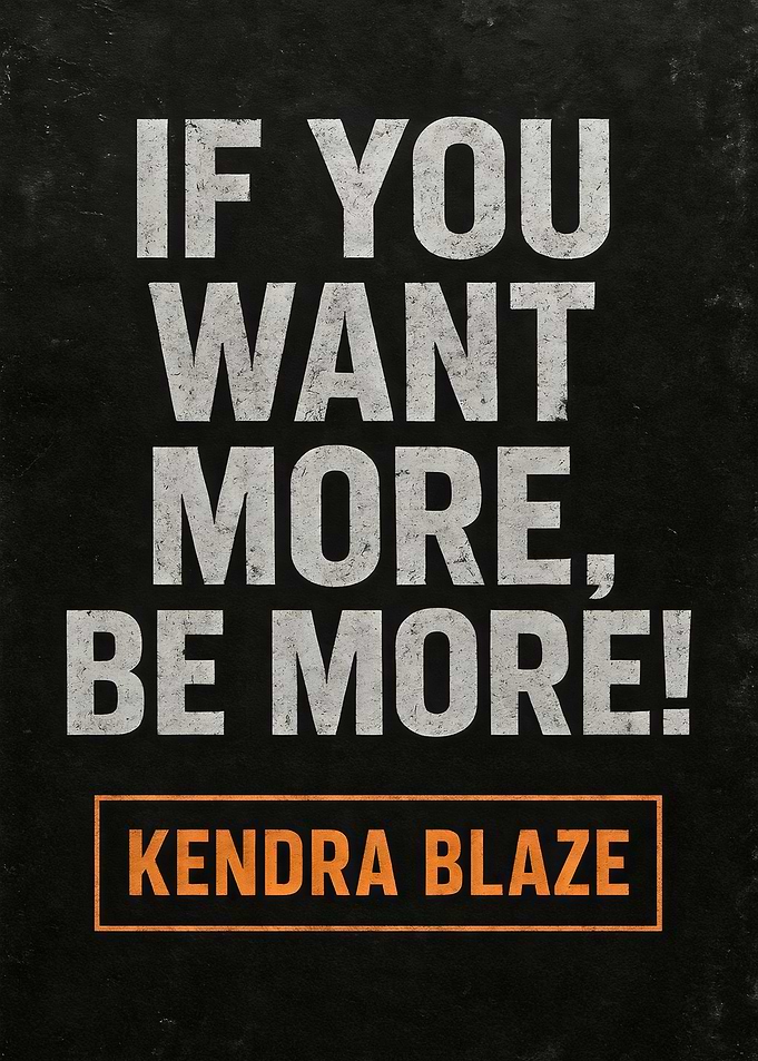 Motivational Quote: If You Want More