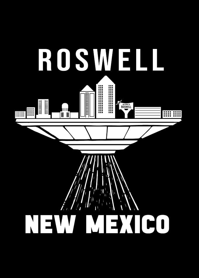 Roswell New Mexico Souvenir UFO Alien 1947 Roswell