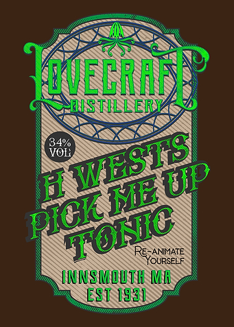 Lovecraft Distillery H. West's Pick Me Up