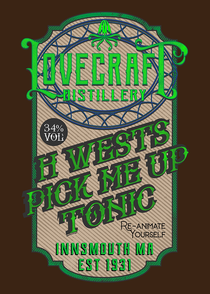 Lovecraft Distillery H. West's Pick Me Up