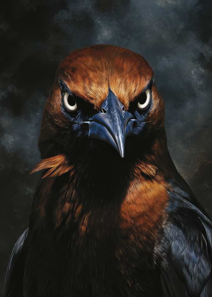 Intense Bird Portrait