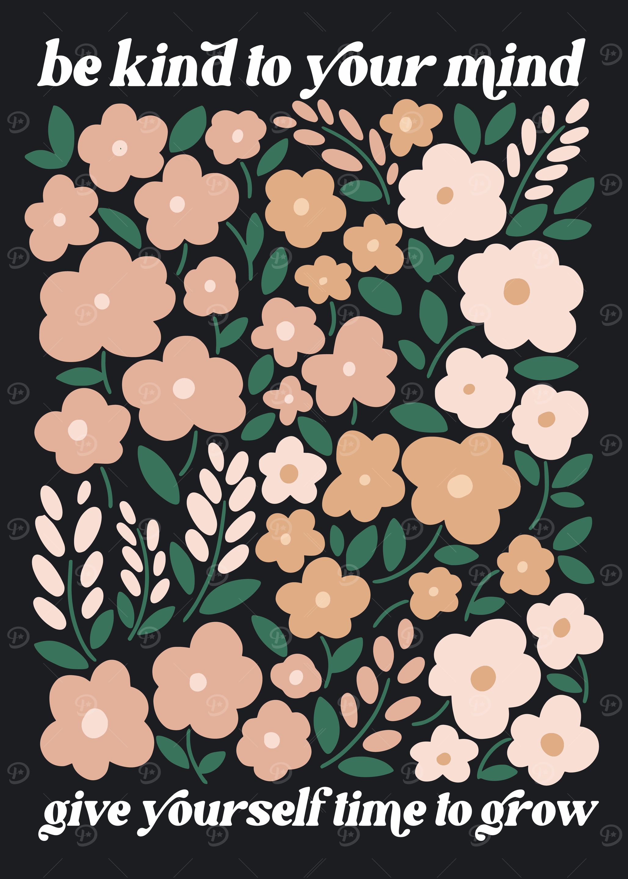 Kind Mind Floral Art